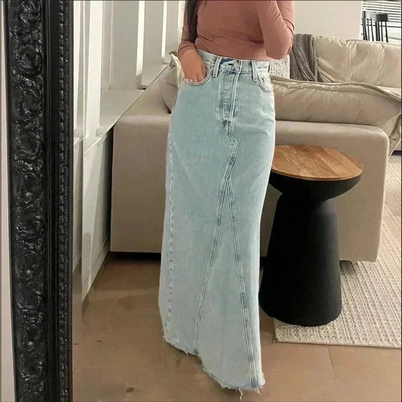 Levi's® Women's Iconic Maxi Skirt - Not In The Mood 31 - Picture 4 of 5